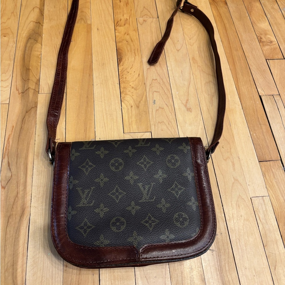 LV Dark Brown Monogram Shoulder Bag